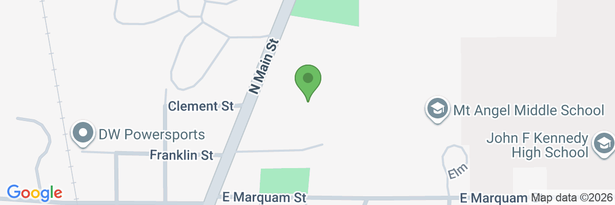 Map showing facility locations
