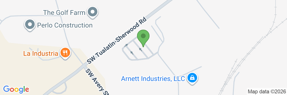 Map showing facility locations