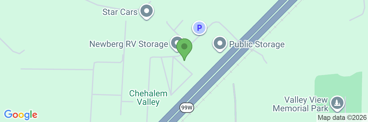 Map showing facility locations