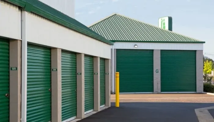 Outside storage and clean grounds at A Storage Place with drive-up storage units and electronic gated access in...